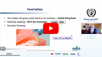 2021 LAS-ICMSF Webinar – Update on Food Safety 15 April