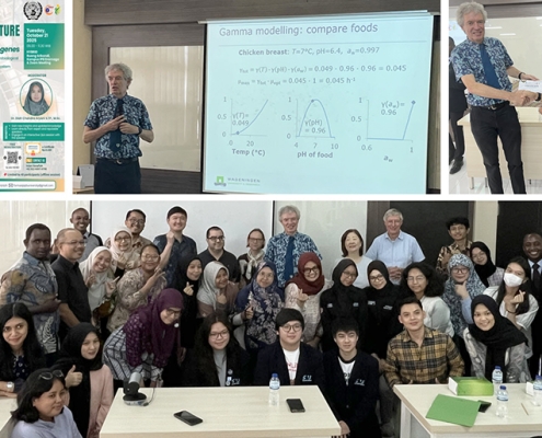 Marcel Zwietering delivered a lecture to students of the Department of Food Science and Technology at IPB University, in Bogor, Indonesia during October 2025. Marcel Zwietering delivered a lecture to students of the Department of Food Science and Technology at IPB University, in Bogor, Indonesia during October 2025.